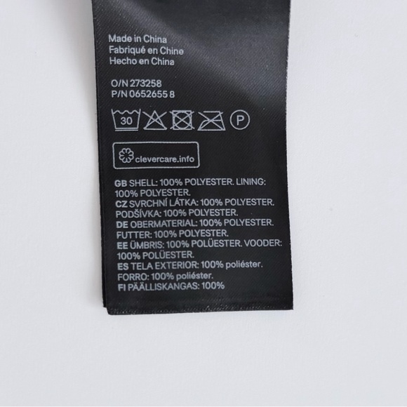 H&M Black Floral Pleated Midi Dress Size XS Spaghetti Strap Lightweight Summer - Picture 10 of 11